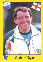 Graham Taylor England samolepka Semic EM 92 #237